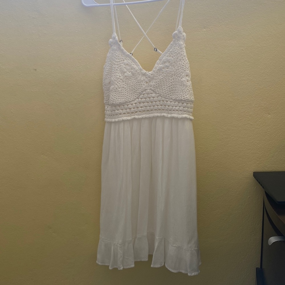 White mini dress size medium from Aeropostale